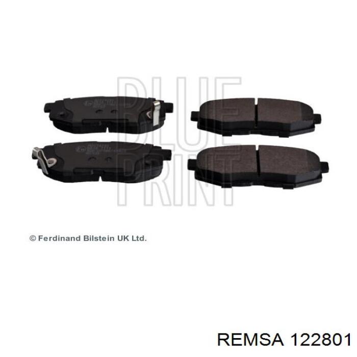 Купить 122801 Remsa Колодки тормозные задние, дисковые
