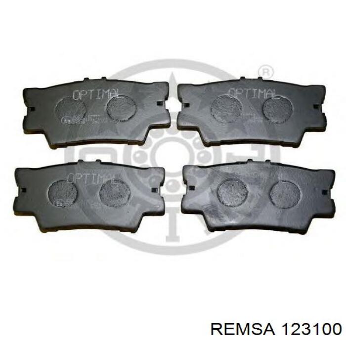 Задние дисковые колодки Remsa 123100