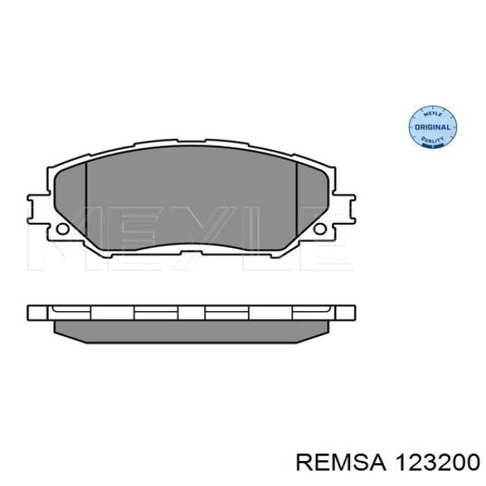 Тормозные колодки Remsa 123200