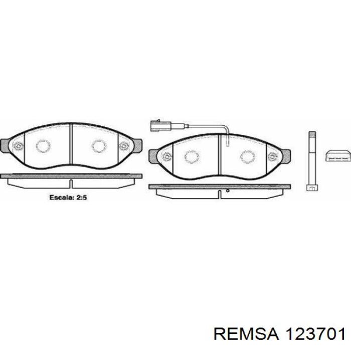 Колодки Remsa 123701 цена, от 35.72 USD