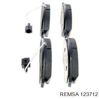 Передние тормозные колодки 123712 Remsa