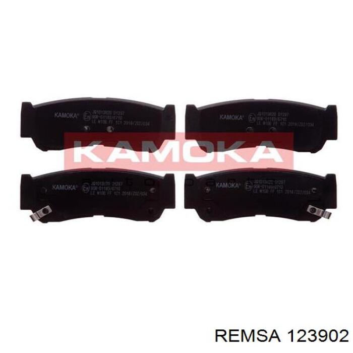 Купить 123902 Remsa Колодки тормозные задние, дисковые