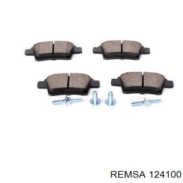 Задние дисковые колодки Remsa 124100