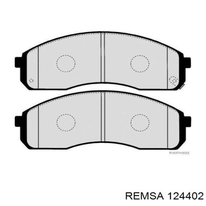 124402 Remsa Колодки передние