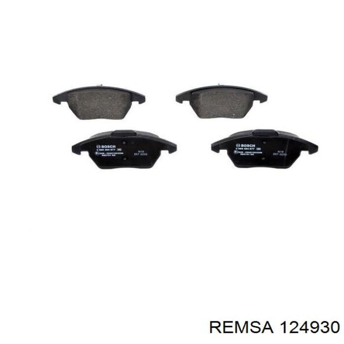 Тормозные колодки Remsa 124930