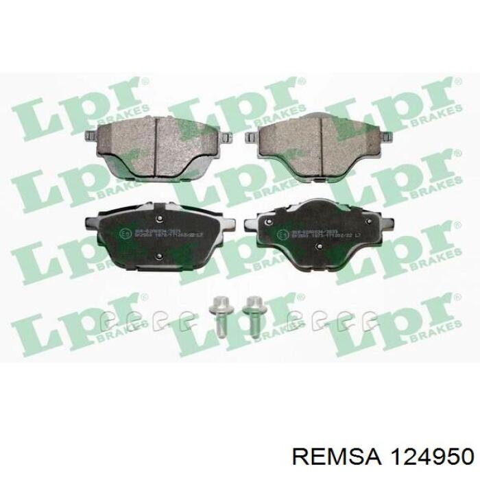 Передние тормозные колодки 124950 Remsa