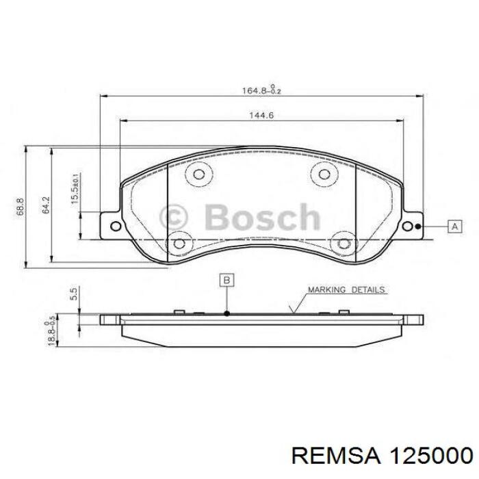 Колодки Remsa 125000 цена, от 30.24 USD