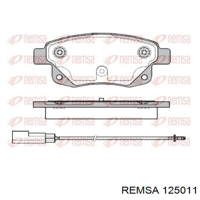 Тормозные колодки Remsa 125011