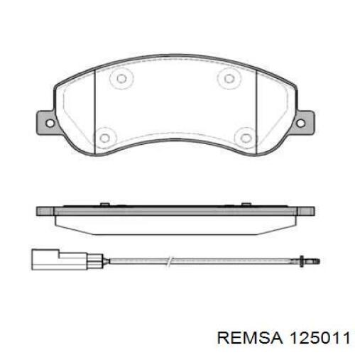 Колодки Remsa 125011 цена, от 31.03 USD