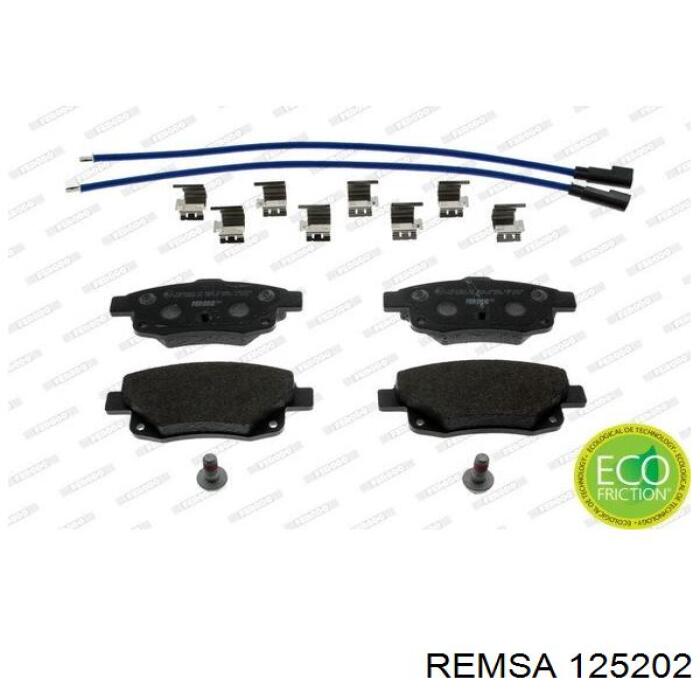 Купить 125202 Remsa Колодки тормозные задние, дисковые