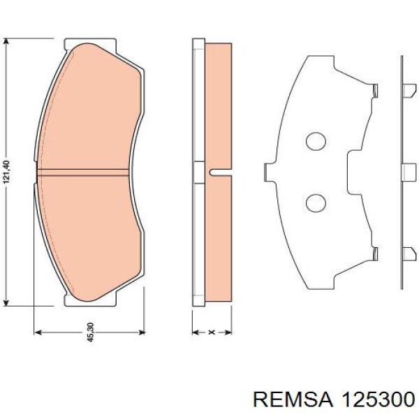 Колодки Remsa 125300 цена, от 25.03 USD