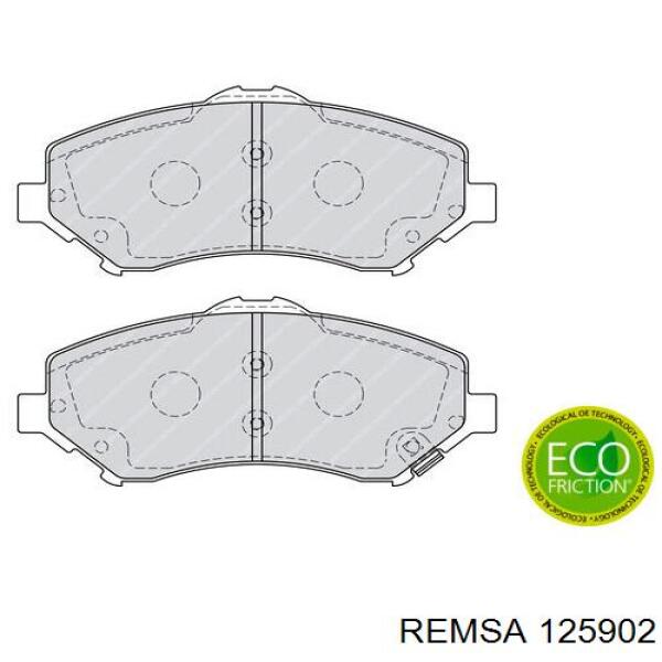 125902 Remsa Колодки передние