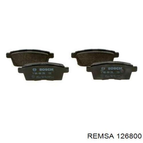 Купить 126800 Remsa Колодки тормозные задние, дисковые