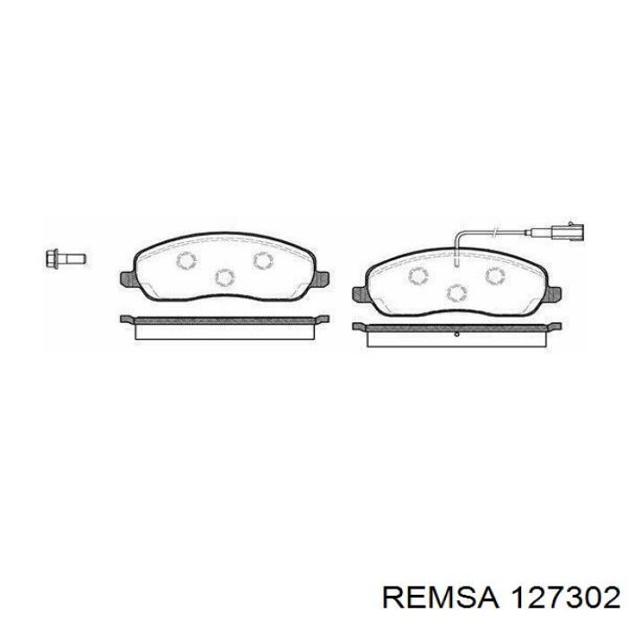 Купить 127302 Remsa Колодки тормозные