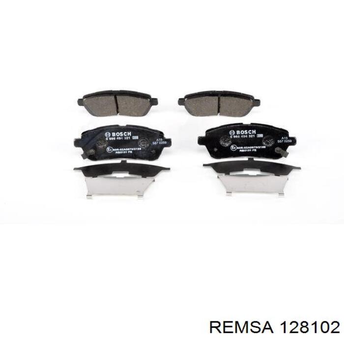 Тормозные колодки Remsa 128102