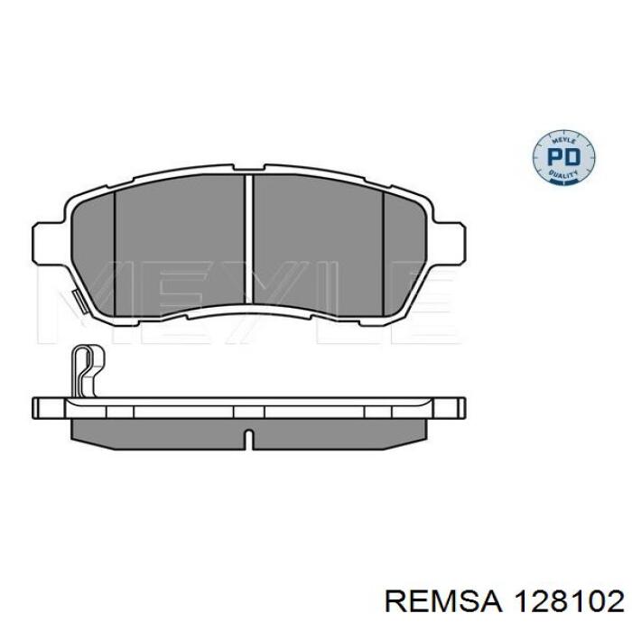 Купить 128102 Remsa Колодки тормозные