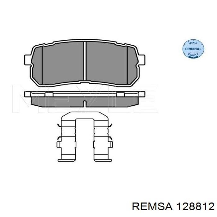 Купить 128812 Remsa Колодки тормозные задние, дисковые