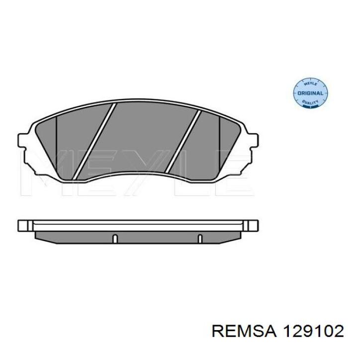 Купить 129102 Remsa Колодки тормозные