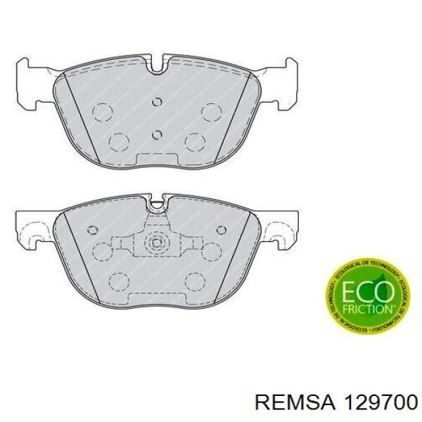 129700 Remsa Колодки передние