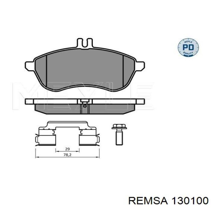 Купить 130100 Remsa Колодки тормозные