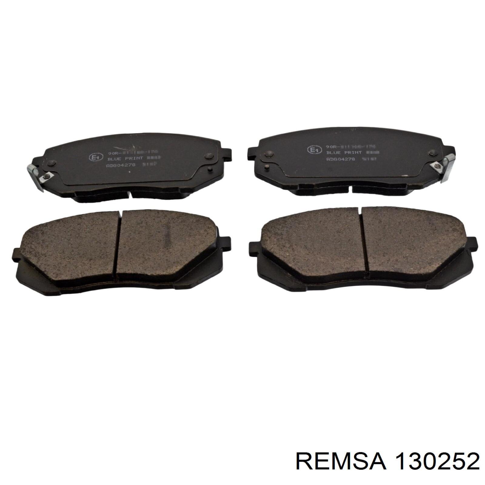 Купить 130252 Remsa Колодки тормозные