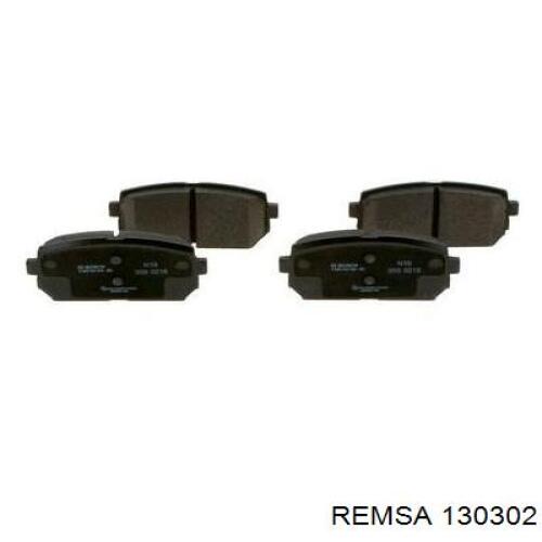 Задние тормозные колодки 130302 Remsa