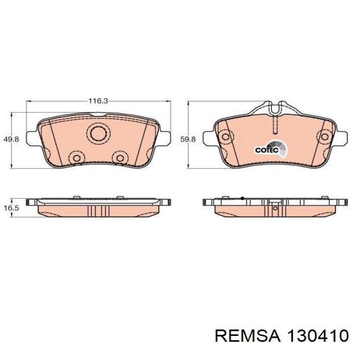 Колодки Remsa 130410 цена, от 40.88 USD