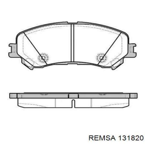 Передние тормозные колодки 131820 Remsa