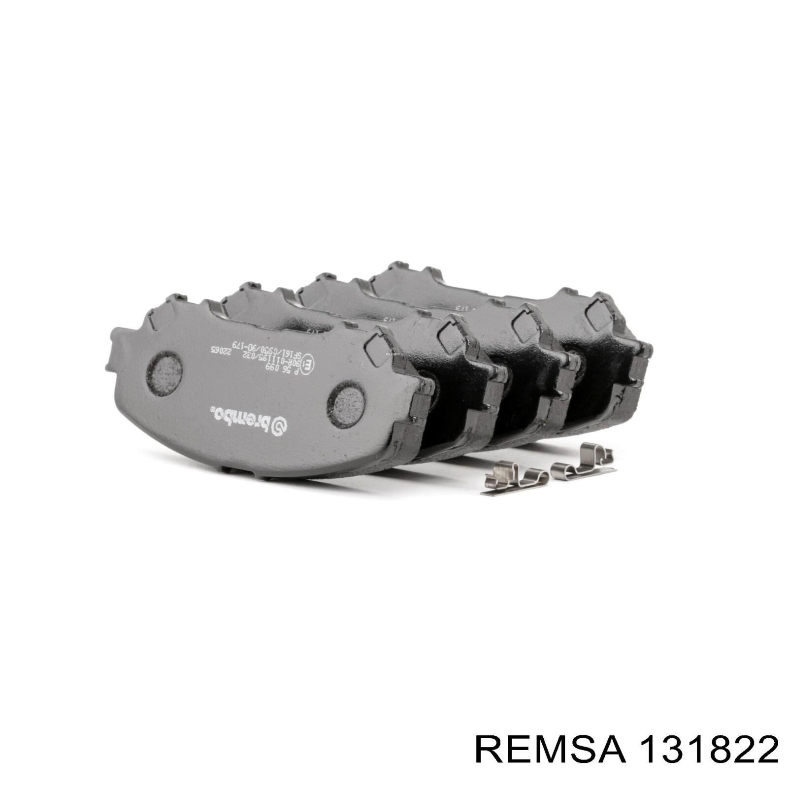 Купить 131822 Remsa Колодки тормозные