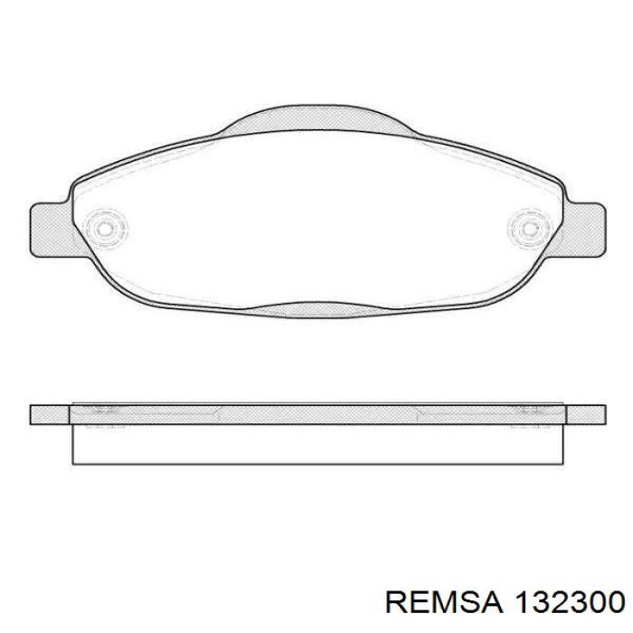 Купить 132300 Remsa Колодки тормозные