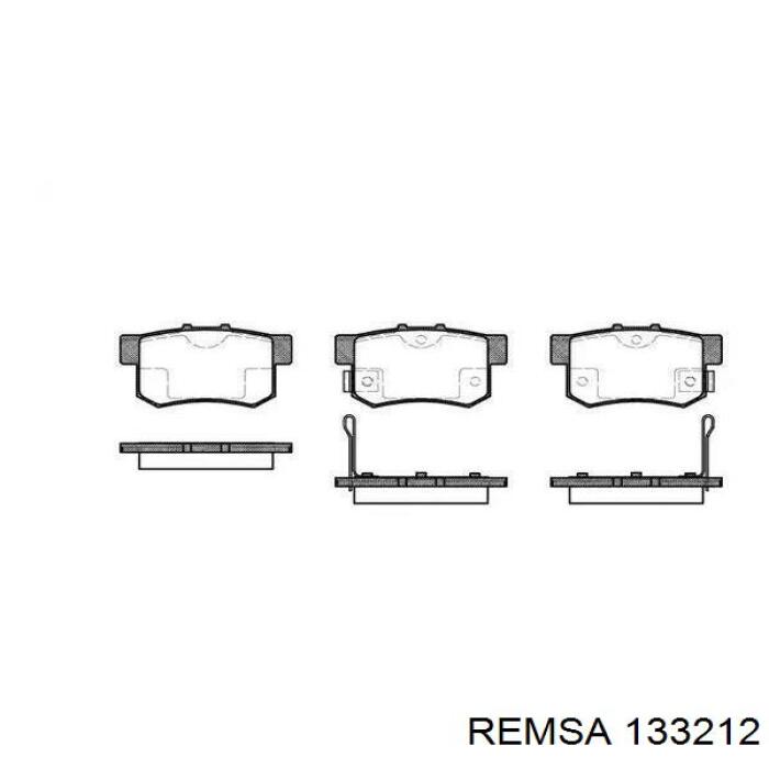 Задние тормозные колодки 133212 Remsa