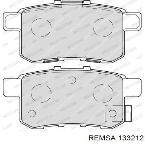 Купить 133212 Remsa Колодки тормозные задние, дисковые