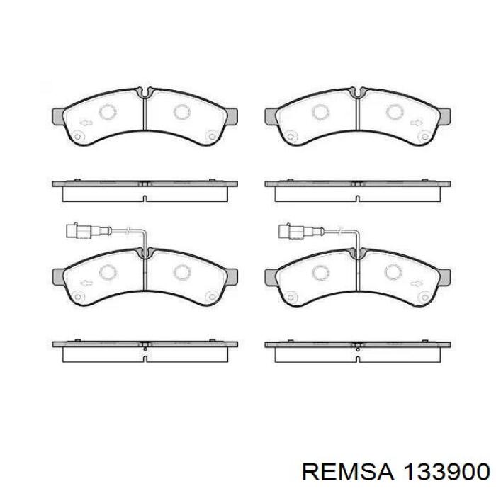 Задние тормозные колодки 133900 Remsa