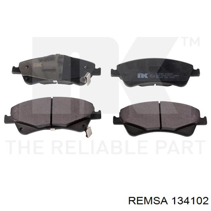 Тормозные колодки Remsa 134102