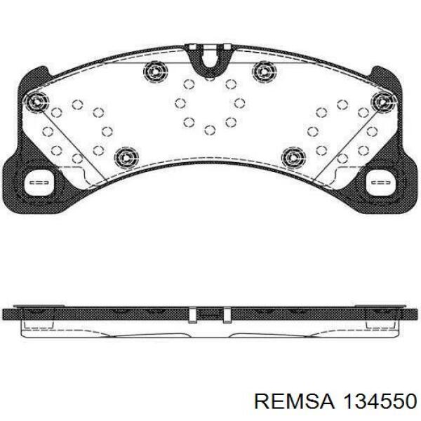 134550 Remsa передние тормозные колодки