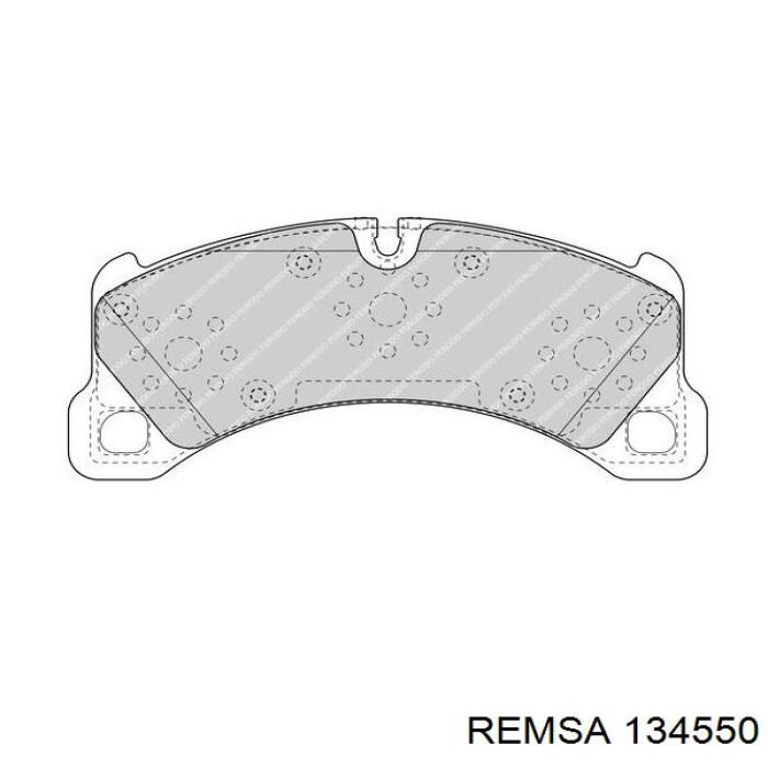 134550 Remsa Колодки передние