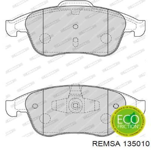 Тормозные колодки Remsa 135010