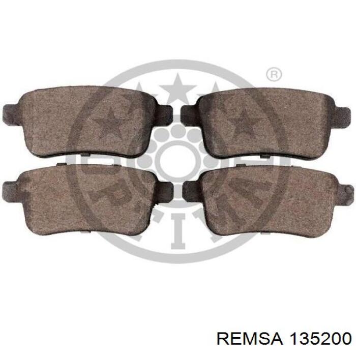 Купить 135200 Remsa Колодки тормозные задние, дисковые