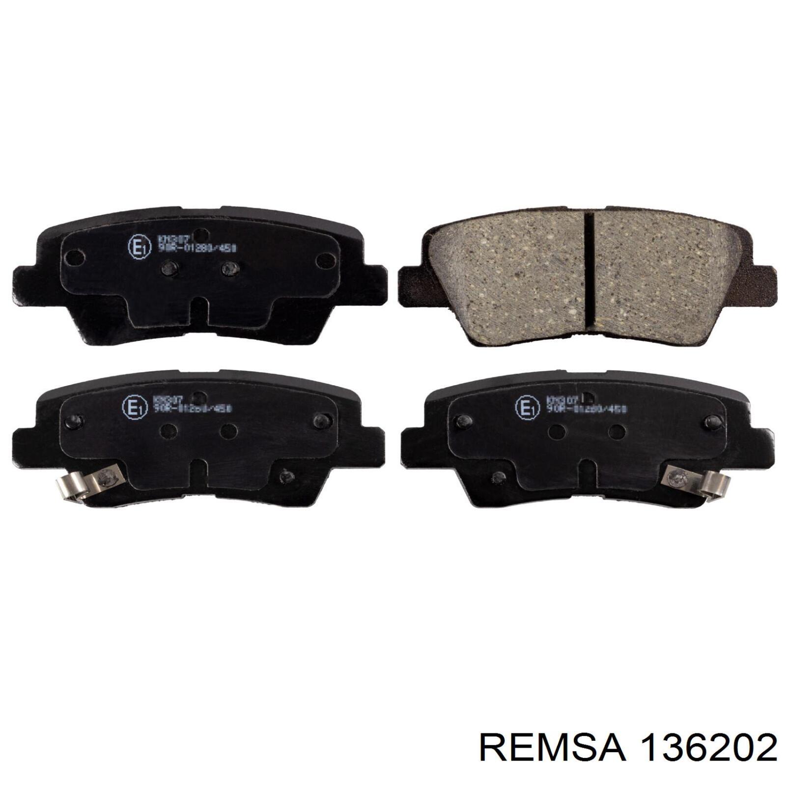 Колодки дисковые  Remsa 136202 цена, от 21.77 USD