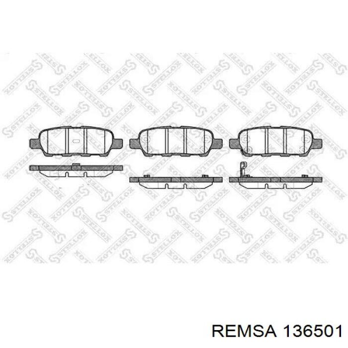 Колодки дисковые  Remsa 136501 цена, от 23.15 USD