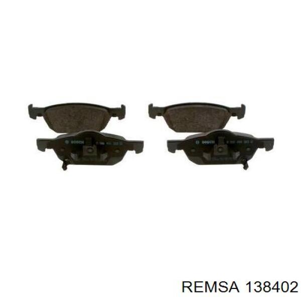 Передние тормозные колодки 138402 Remsa