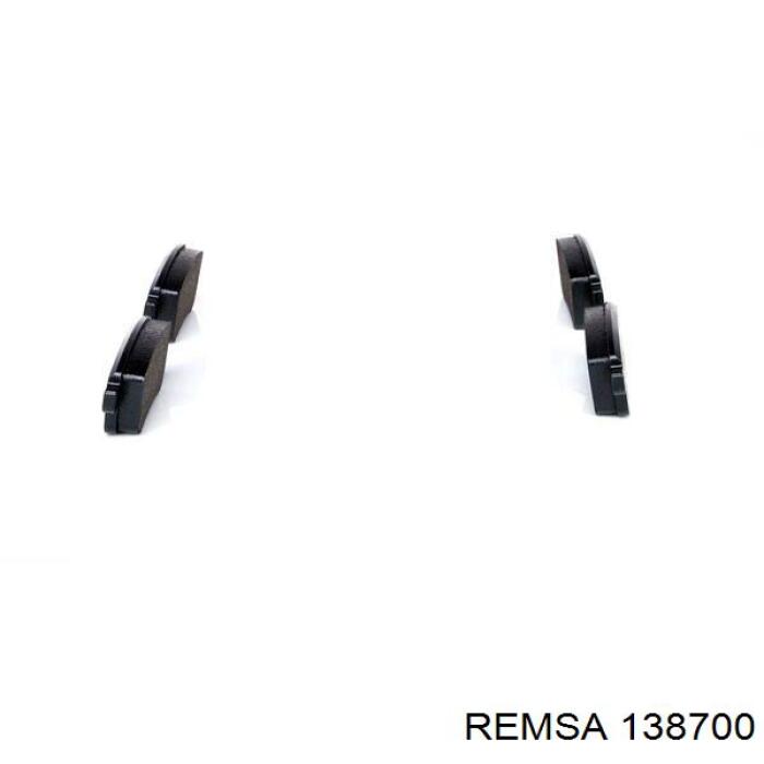 Купить 138700 Remsa Колодки тормозные задние, дисковые