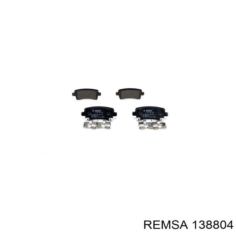 Задние дисковые колодки Remsa 138804