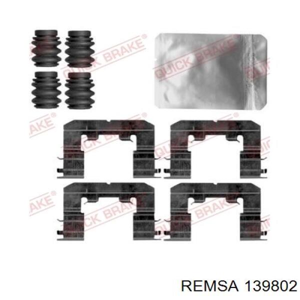 Купить 139802 Remsa Колодки тормозные