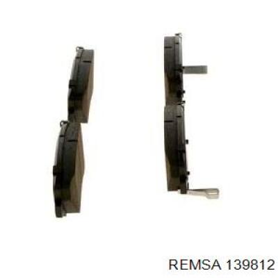 Передние тормозные колодки 139812 Remsa