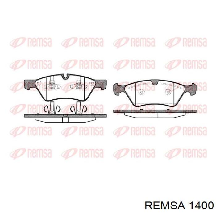 Передние тормозные колодки 1400 Remsa