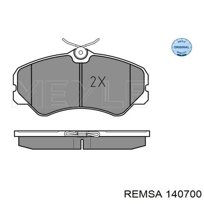 Купить 140700 Remsa Колодки тормозные