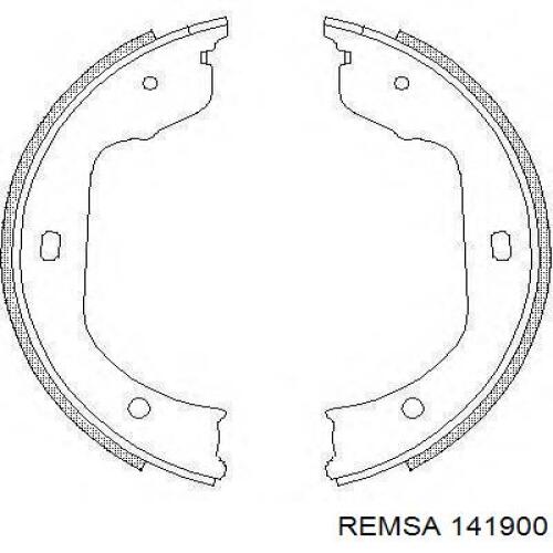 141900 Remsa Колодки передние
