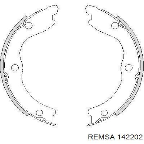 Купить 142202 Remsa Колодки тормозные