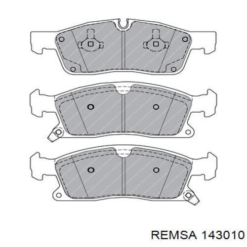 Тормозные колодки Remsa 143010